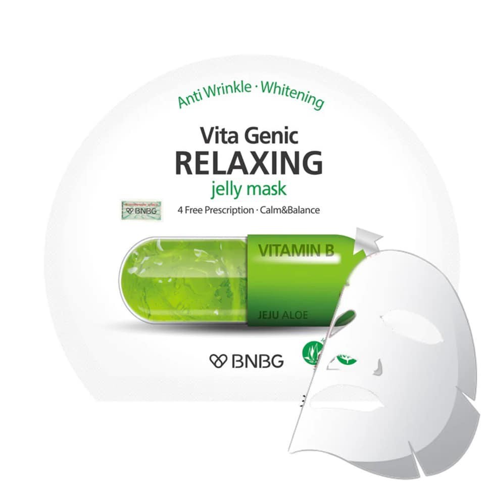 LẺ 1 - 5 MẶT NẠ BNBG VITA GENIC Lifting Jelly Relaxing Hydrating Whitening JELLY MASK