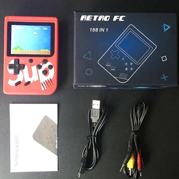 Máy chơi game SUP RETRO FC 3.0 Inch 168 trò chơi chất lượng cao