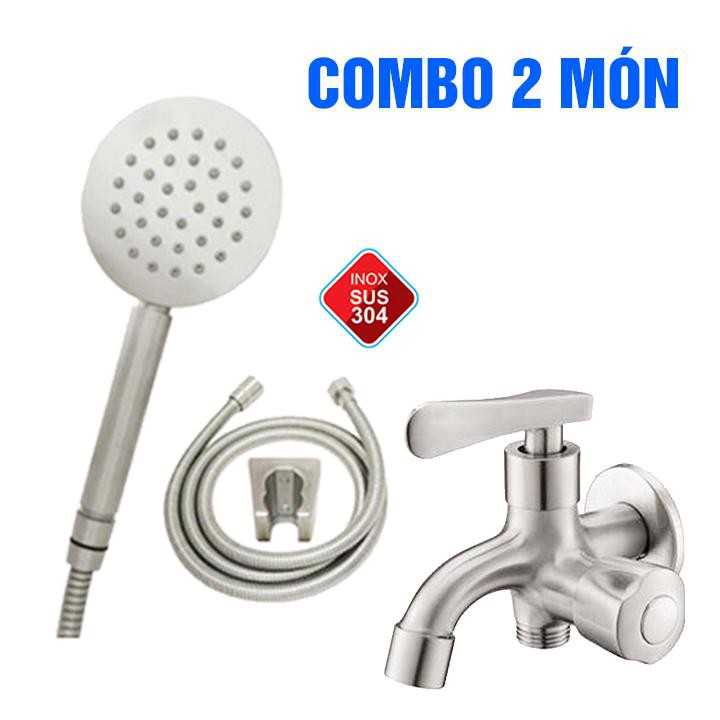 [Loại 1] Củ sen tắm lạnh - BộVòi sen tắm lạnh inox 304 ĐÚC LIỀN KHỐI nước chảy SIÊU MẠNH