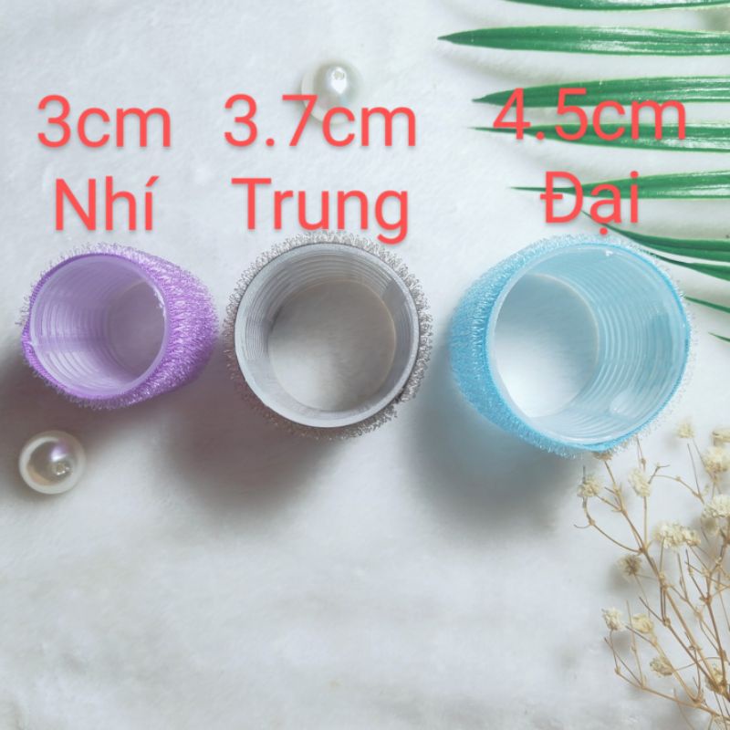 lô tự dính uốn xoăn tóc không cần nhiệt