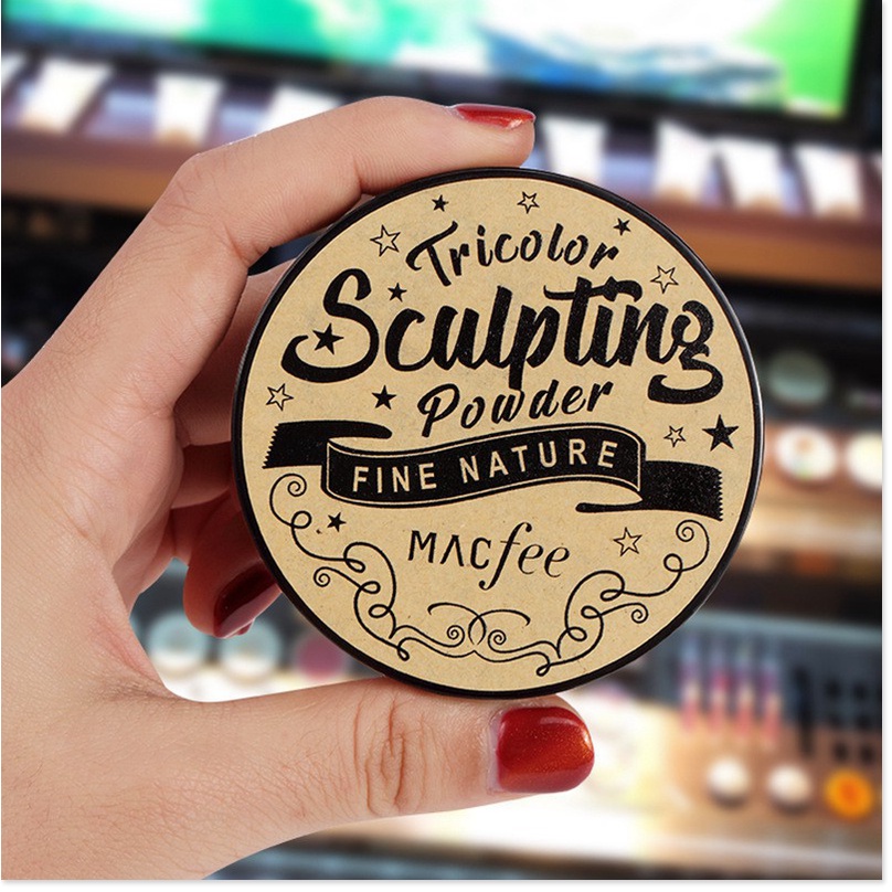 Phấn Tạo Khối 3 Màu Macfee Tricolor Sculpting Powder MAC03
