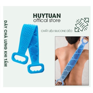 Dây chà lưng - đai chà lưng cọ lưng silicon 2 mặt gai tẩy tế bào chết