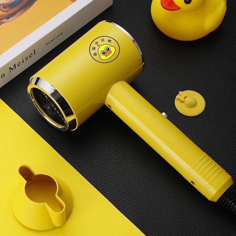 Máy sấy tóc hình con vịt vàng loại xịn siêu dễ thương nóng lạnh 3 tốc độ gió - Máy sấy tóc mini du lịch hình vịt vàng