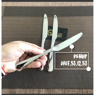 Dao ăn (cắt beefteak "bít - tết") đuôi vuông - Inox cao ccấp không gỉ sét - made in Vietnam