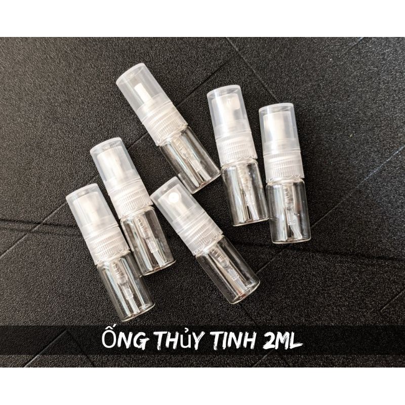 Ống thủy tinh rỗng 2ml đựng nước hoa