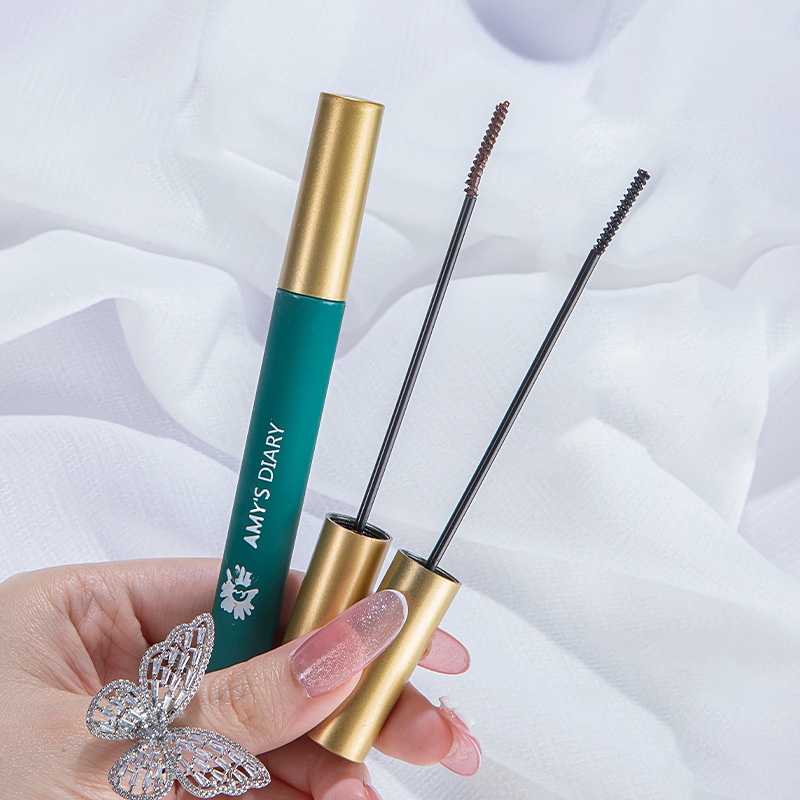 🌈Mascara chuốt mi mảnh tơi AMY's DIARY vỏ xanh vàng luxury AM6838