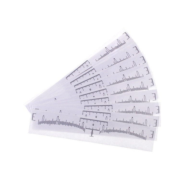Thước dán đo định hình chân mày phun xăm - Thước dán lông mày định hình phun xăm