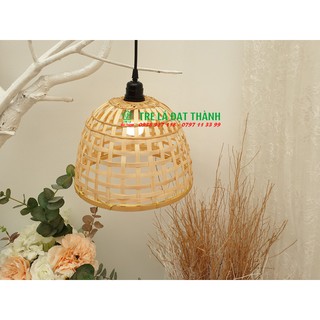 Đèn mây tre đan nhiều mẫu