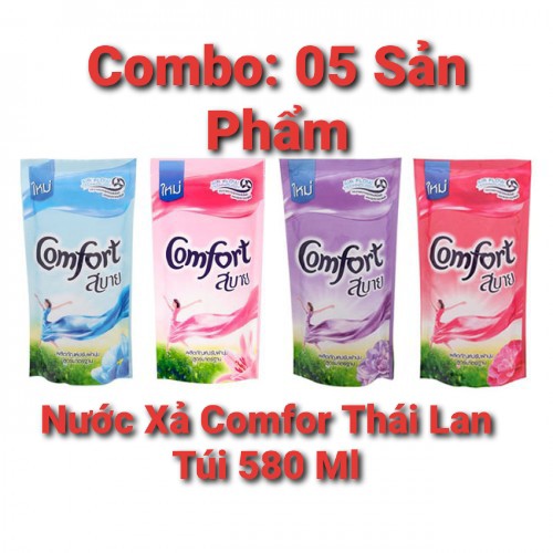 &lt;&lt;COMBOO 05 SẢN PHẨM&gt;&gt;NƯỚC XẢ COMFORT THÁI LAN 580ML