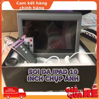 Máy soi da IPAD cầm tay tích điện 10 inch chụp ảnh