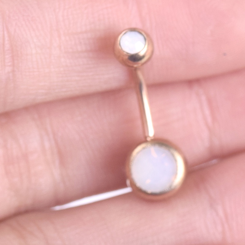 Khuyên Rốn Đính Đá Opal Thời Trang