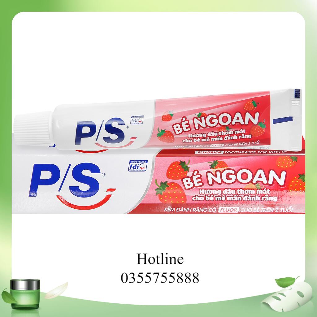 Kem đánh răng P/S Bé Ngoan Hương Dâu 35gr