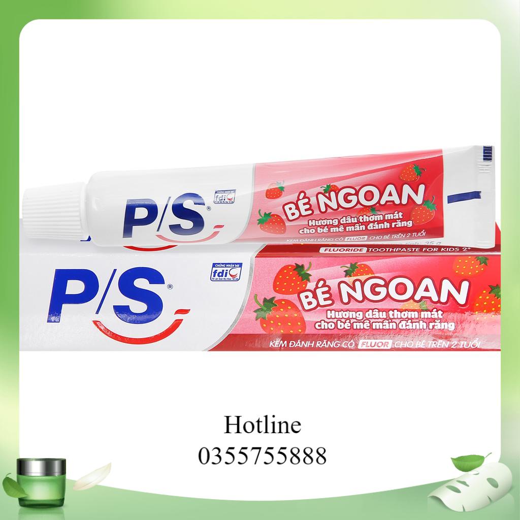 Kem đánh răng P S Bé Ngoan Hương Dâu 35gr