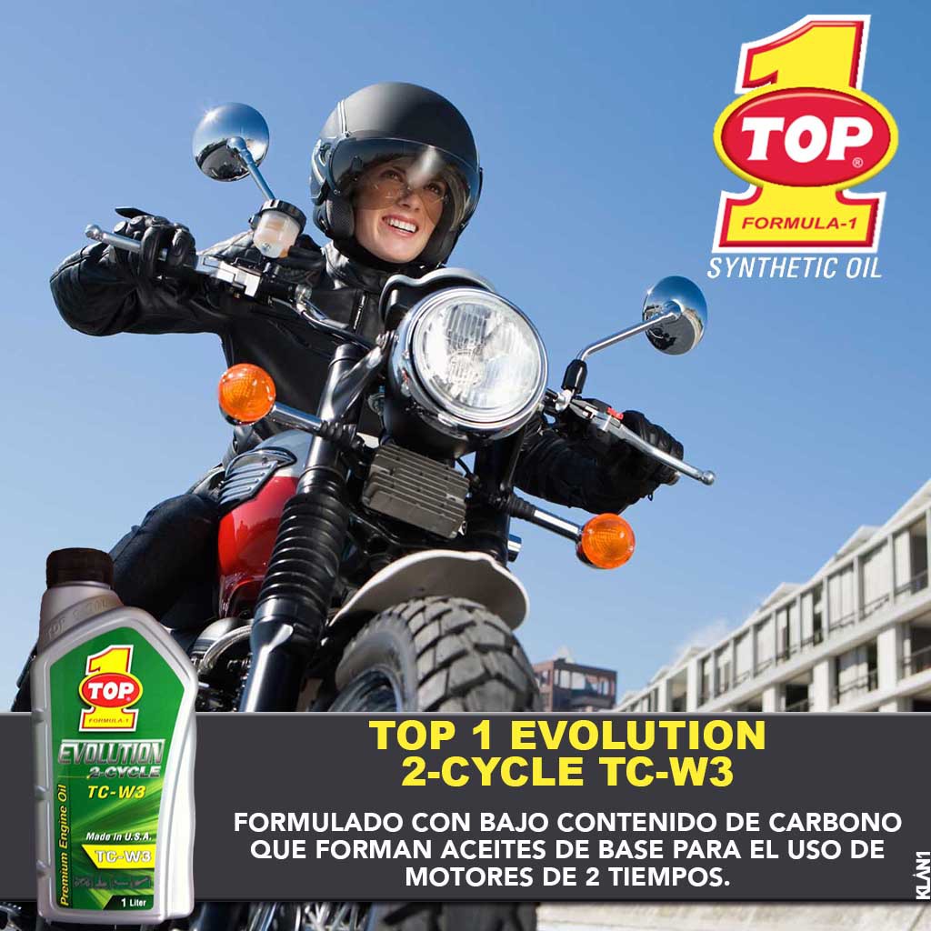 Evolution 2-Cycle TC-W3 1000cc Nhớt xe máy 2 thì tổng hợp cao cấp Top 1 Oil USA