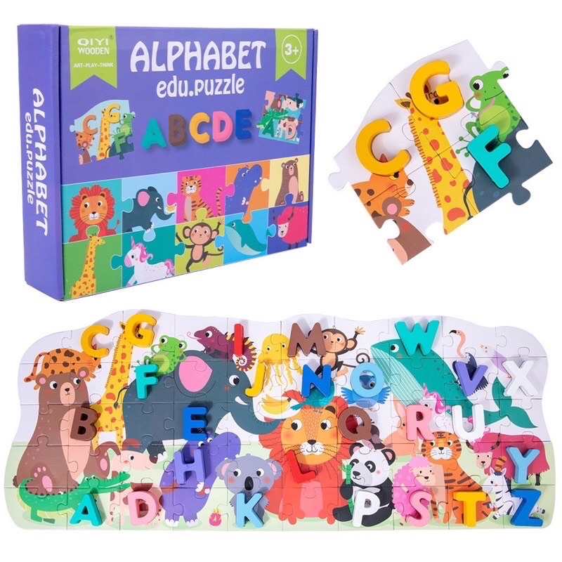 Tranh ghép hình Alphabet  giáo dục sớm tăng tư duy