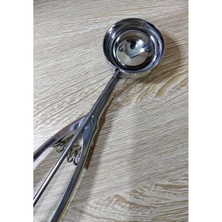 Muôi Múc Kem Viên 5cm ☘ SALE NGÀY VÀNG☘ Chất liệu inox, múc viên kem tươi đường kính 5cm , múc kem ốc quế