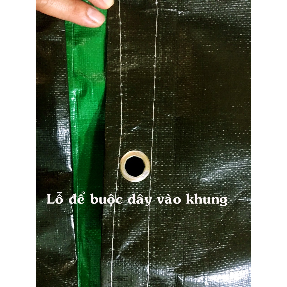Bể bạt nuôi ốc lươn cua cá loại bạt bộ đội dày dai bền, nhiều kích thước