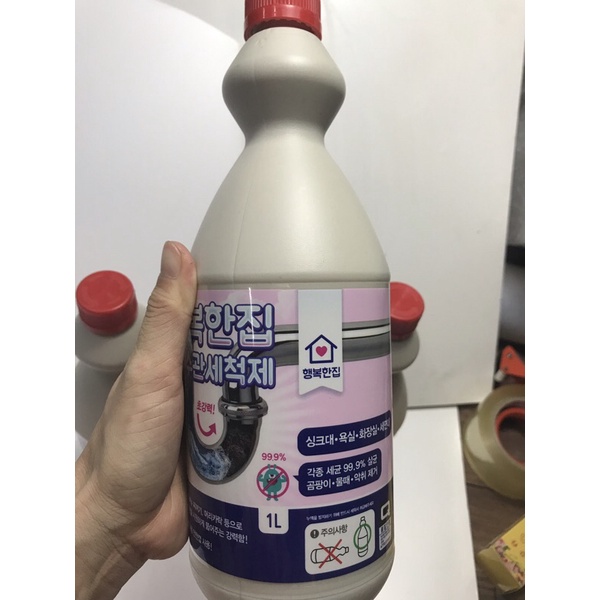 (chính hãng)- Chai nước thông cống,bồn cầu đa năng Sandokkaebi 1000ml Hàn Quốc