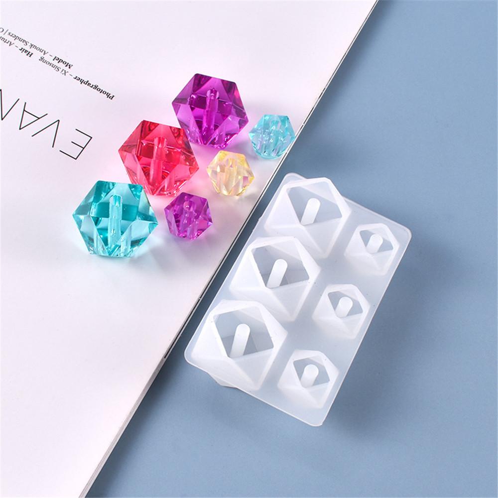 Khuôn Silicone Tạo Hình Hạt Cườm 3D Làm Trang Sức DIY