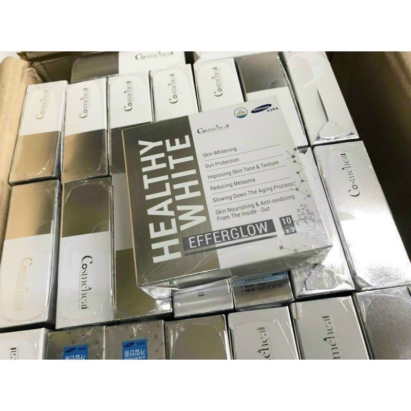 Viên Sủi Truyền Trắng Da Hàn Quốc 𝐂𝐨𝐬𝐦𝐞𝐡𝐞𝐚𝐥 𝐇𝐞𝐚𝐥𝐭𝐡𝐲 𝐖𝐡𝐢𝐭𝐞 𝐄𝐟𝐟𝐞𝐫𝐠𝐥𝐨𝐰 | Thế Giới Skin Care