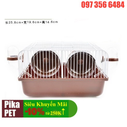 ✅[Có Quà Tặng]Lồng đôi Hamster