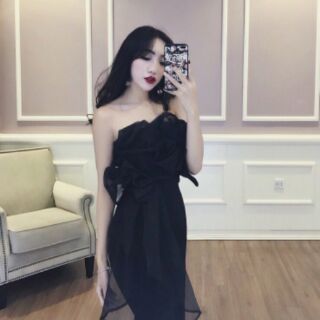 Đầm body hoa hồng cao cấp