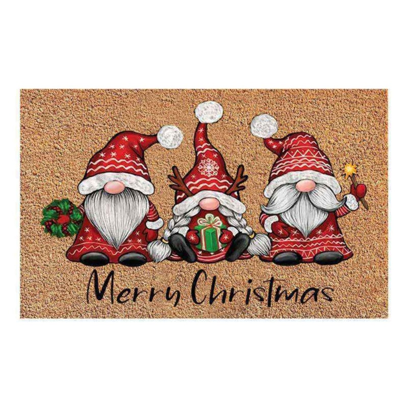 Thảm Lót Sàn Nhà Họa Tiết Cây Thông Noel Nhiều Màu Trang Trí Giáng Sinh