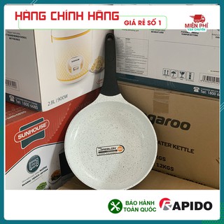 Chảo chống dính bếp từ, chảo từ men Đức Rapido 20cm, 24cm, 28cm, thân và đáy chảo bằng nhôm đúc nguyên khối