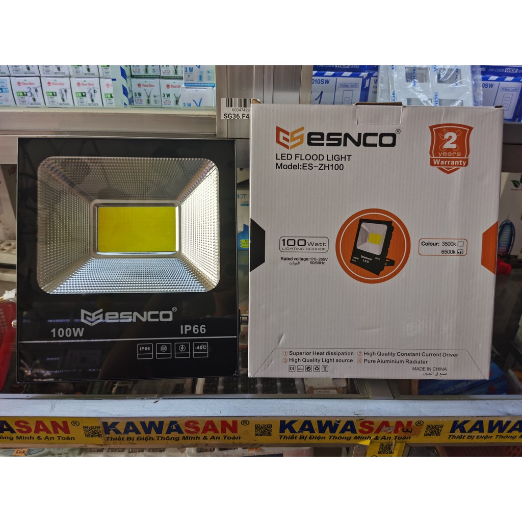 Đèn pha led 100w chuyên bảng hiệu và công trình ngoài trời - chống nước IP66 ( Bảo hành 12 tháng 1 đổi 1 )
