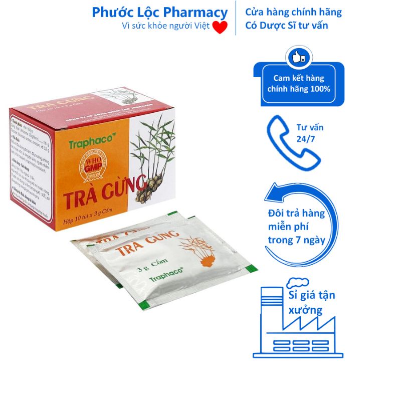 Trà gừng Traphaco