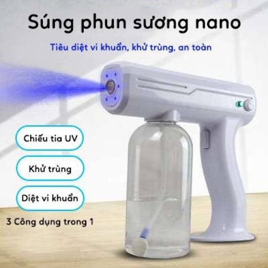 Máy xịt Khử khuẩn Nano 8 Đầu, máy phun xịt cồn cao cấp, khử trùng, khử mùi - An toàn tiện lợi