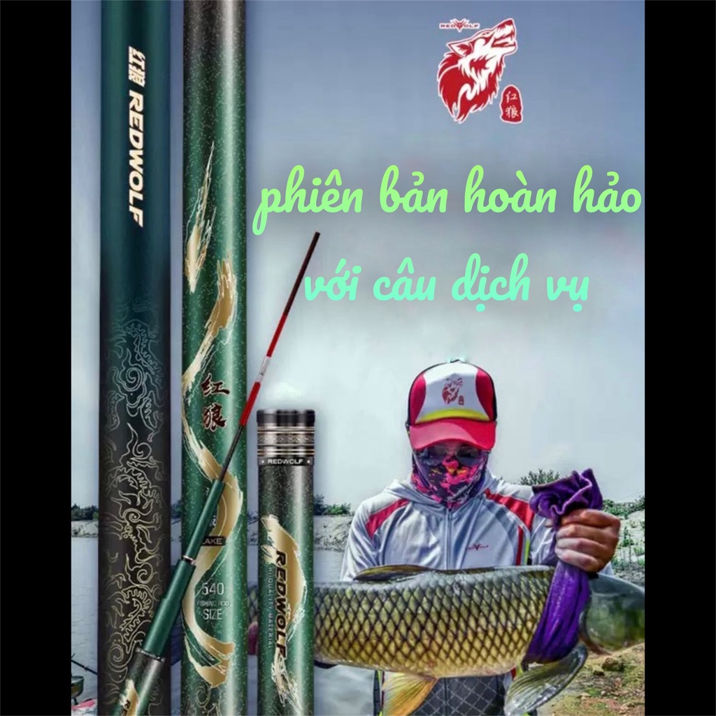 Cần Câu Đài - Redwolf Lưỡng Long Xanh 5H-28 - chính hãng