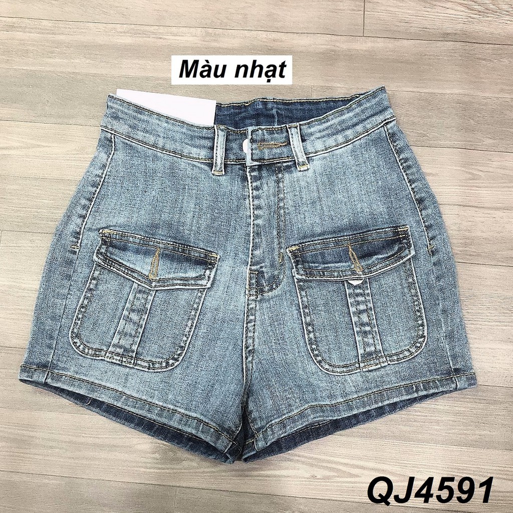 Quần đùi jeans co giãn ôm dáng QJ4591