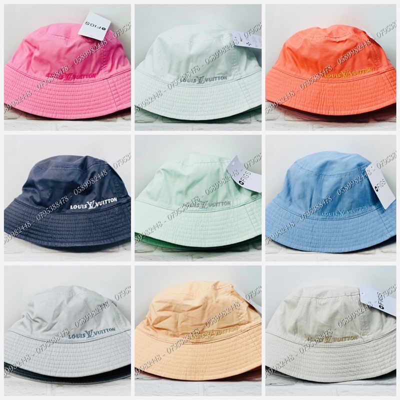 Mũ bucket tai bèo vải cate thêu v.l.l.l đơn giản siêu đẹp nhiều màu thời trang ulzzang (Siêu rẻ 1996)