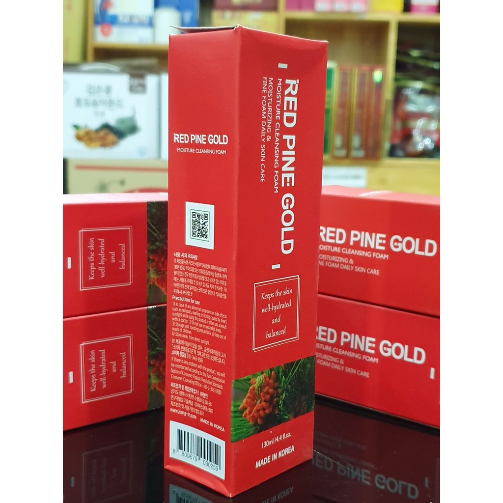 SỮA RỬA MẶT TINH DẦU THÔNG ĐỎ HÀN QUỐC RED PINE GOLD 130ML | BigBuy360 - bigbuy360.vn