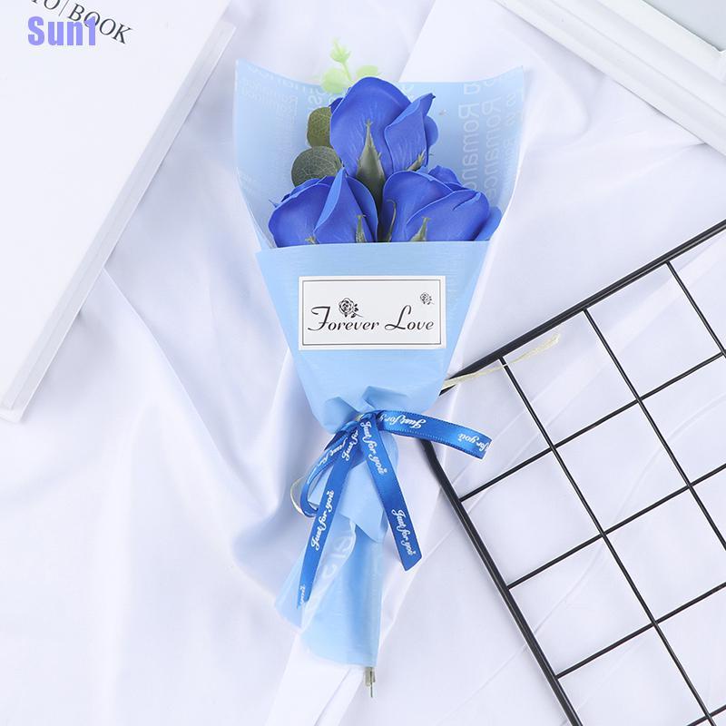 Bó 3 bông hoa hồng xà phòng xinh xắn làm quà tặng ngày của mẹ