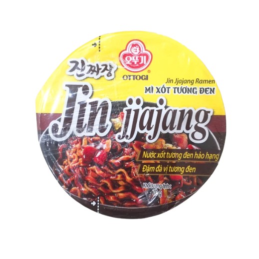 Mì Jin jjajang xốt tương đen Ottogi 70g, 110g