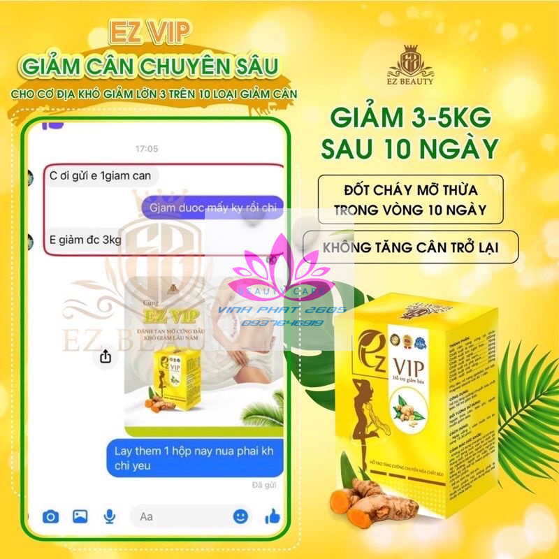 EZ VIP Hộp 10 viên Chính Hãng