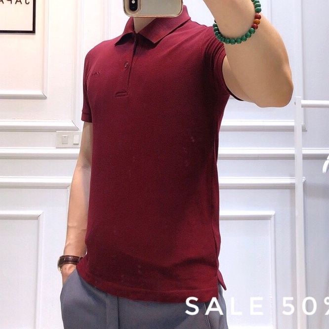 áo polo cộc nam hãng chính hãng sukiya chất 100% cotton AT00