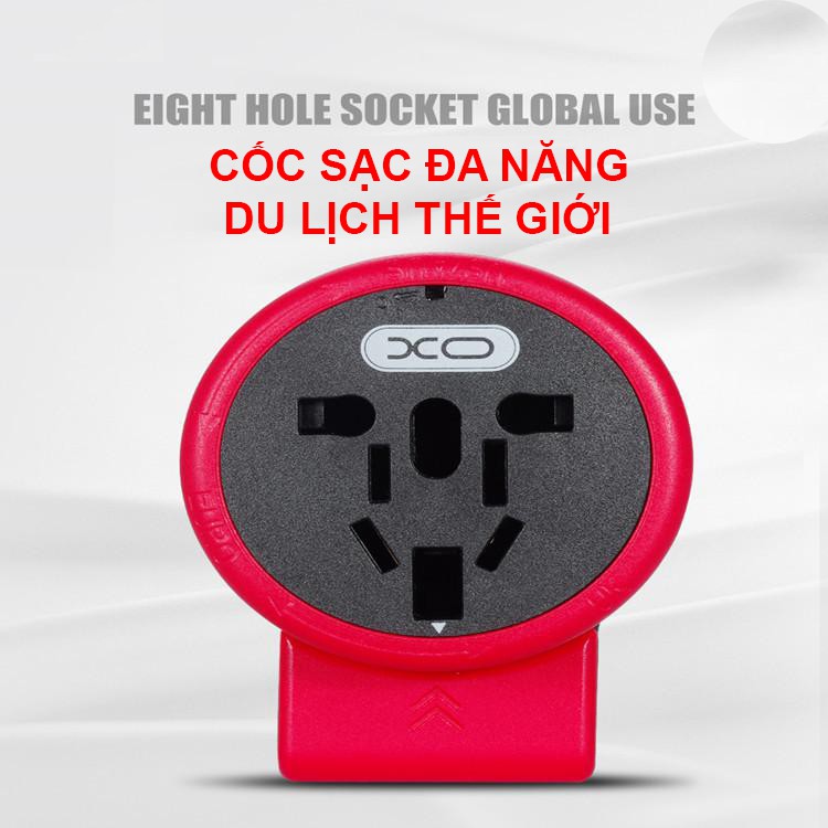 👉 CỐC SẠC ĐA NĂNG DU LỊCH THẾ GIỚI chính hãng XO