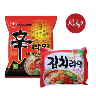 COMBO 5 MÌ BÒ NONGSHIM + 5 MÌ KIMCHI SAMYANG
