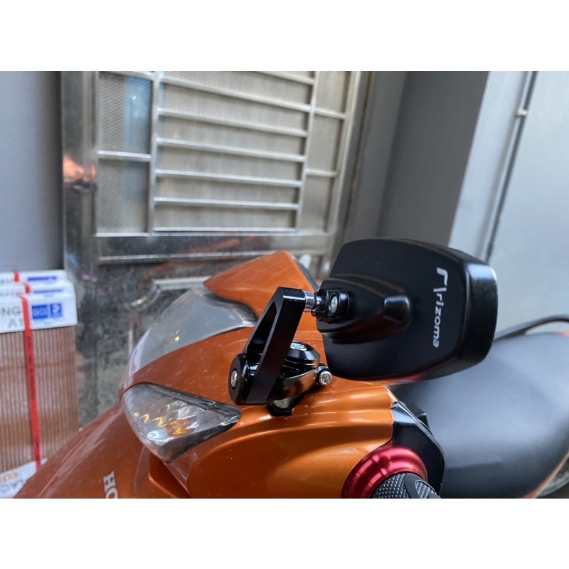 Gương Gù Chân Gương Xe Kính Trắng Rizoma Kèm Đủ Ốc