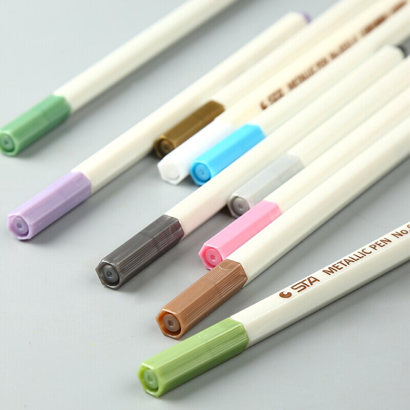 Bút vẽ màu sắc ánh kim nghệ thuật DIY