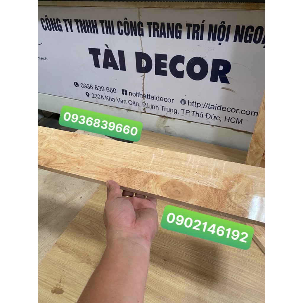 Gỗ ghép cao su làm kệ sách , kệ gia vị ...v.v TC019