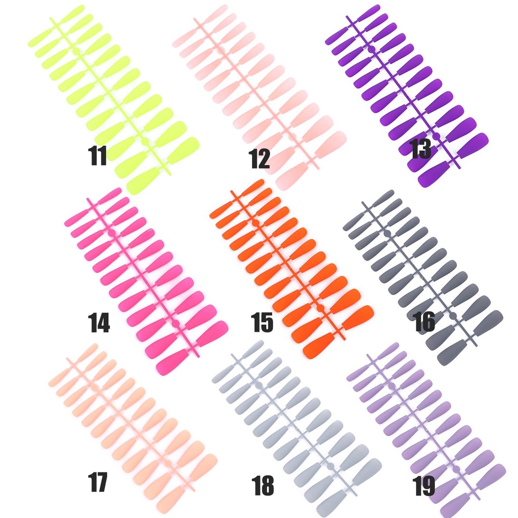 Set 24 Móng Tay Giả Mờ Có Thể Tháo Rời