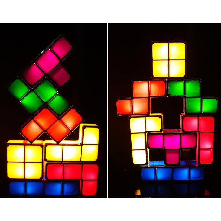 ĐÈN XẾP HÌNH TETRIS BLOCKS SÁNG TẠO