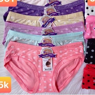 Combo 10 quần lót cotton chấm bi xinh form nhỏ