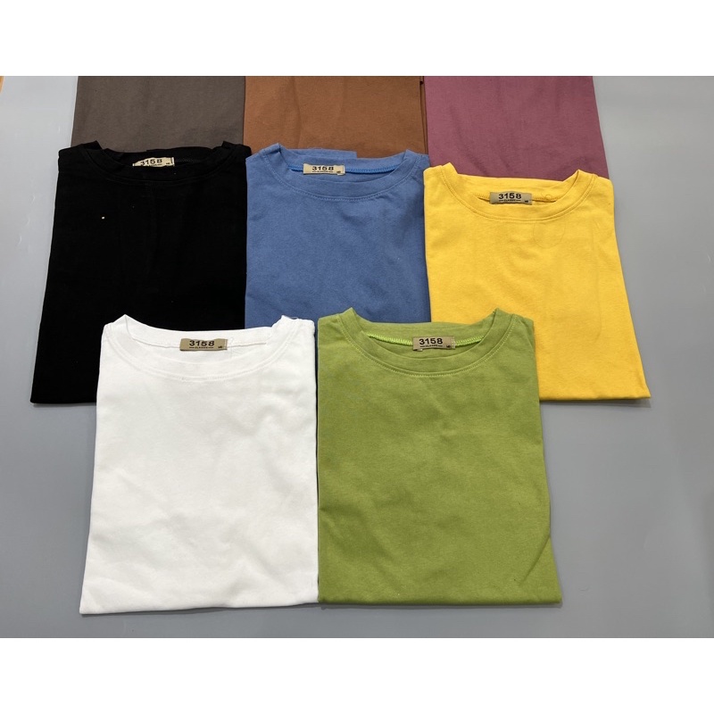 Áo phông 3158 tay lỡ hàng cotton khô