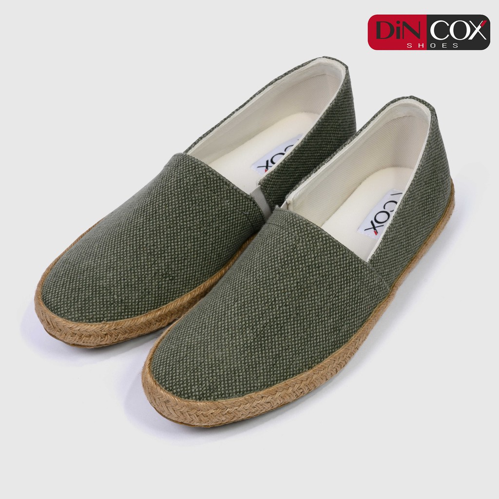 Giày Sneaker Dincox Lười Unisex 3160 Khaki