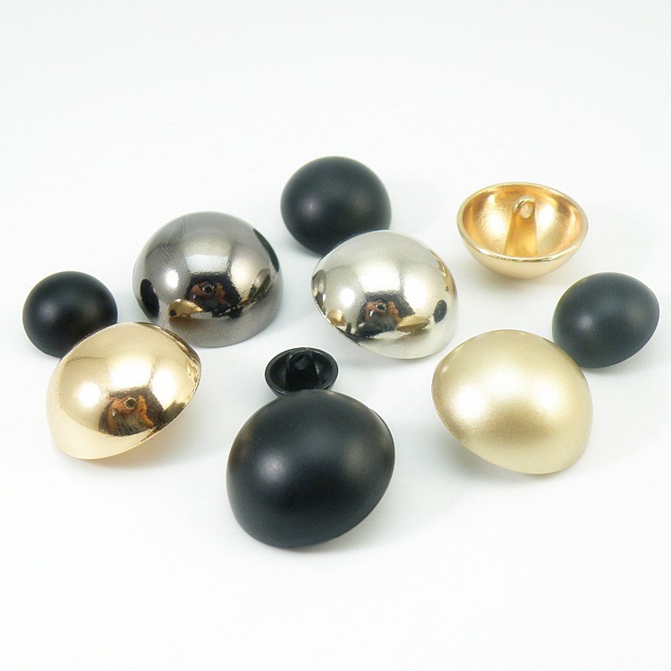 Cúc kim loại cao cấp, hình cầu, chân cao, phù hợp áo vest nam và nữ, quần tây, áo khoác măng tô, áo khoác dạ 2cm